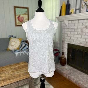 Secret Treasures gray racerback activewear tank